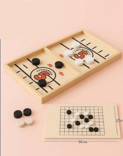 Foosball™ - Einfacher Aufbau - Brettspiel aus Holz