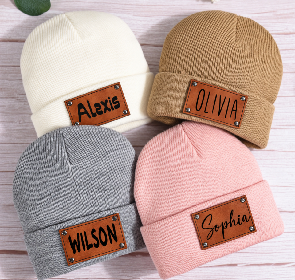 Mini Fashion™ - Eigener Schriftart - Personalisierte Beanie-Mütze