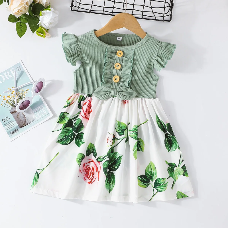 Garden Dress – Sommer & Frische – Blumenkleid für Mädchen