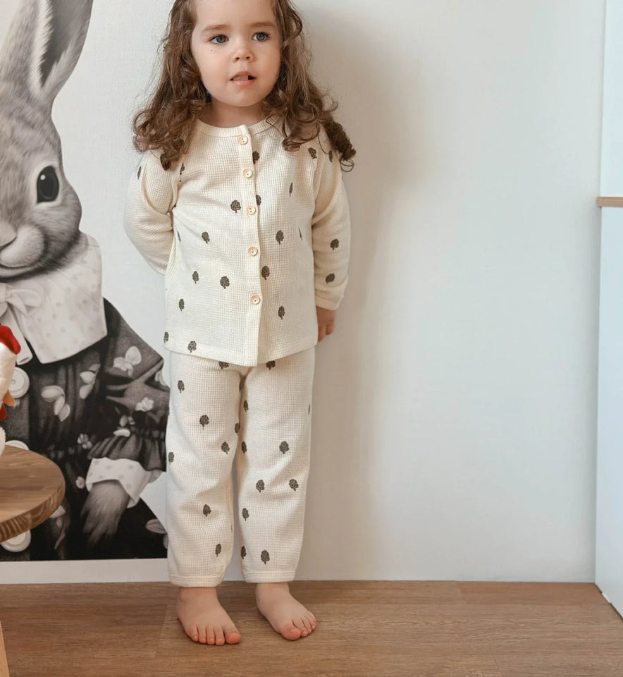 Mini Fashion™ - Luftig bomuld - Pyjamas til børn