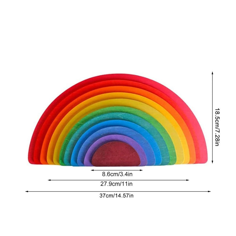 Woods™ - Uendelige byggemuligheder - Rainbow Building Blocks