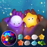 Bath Buddies™ - Gør badetiden til en fest - Lysende dyr