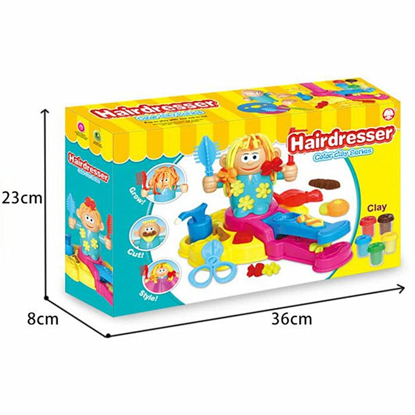 Clay Hairdresser Set™ - Frisørsalon Eventyr - Frisørsæt