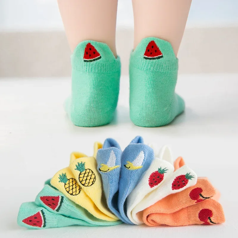 PlayfulToes – Farbenfroh & weich – Kurze Kindersöckchen (5er-Set)
