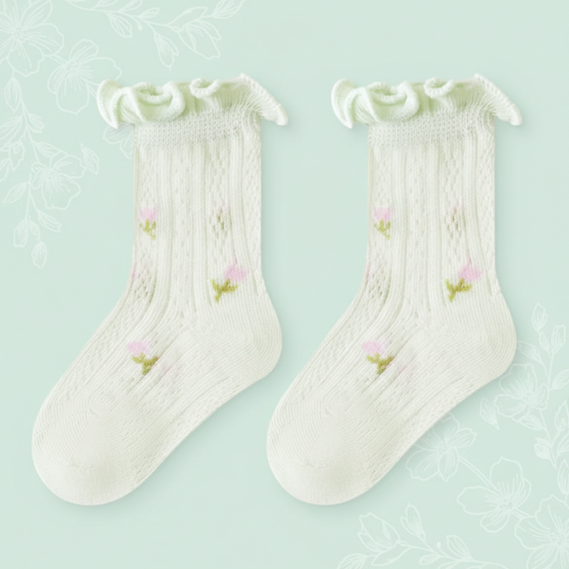 HappyToes – Farbenfroh & niedlich – Babysocken (5er-Set)