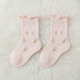 HappyToes – Farverige & søde – babysokker (sæt med 5)