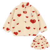 WarmHug – Bequem & trendy – Kinder-Fleecejacke mit verspielten Motiven