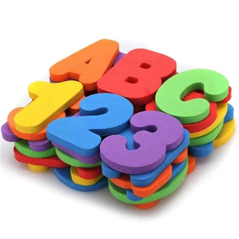 Bath Letters & Numbers™ - Lærerigt og sjovt - farverige badebogstaver