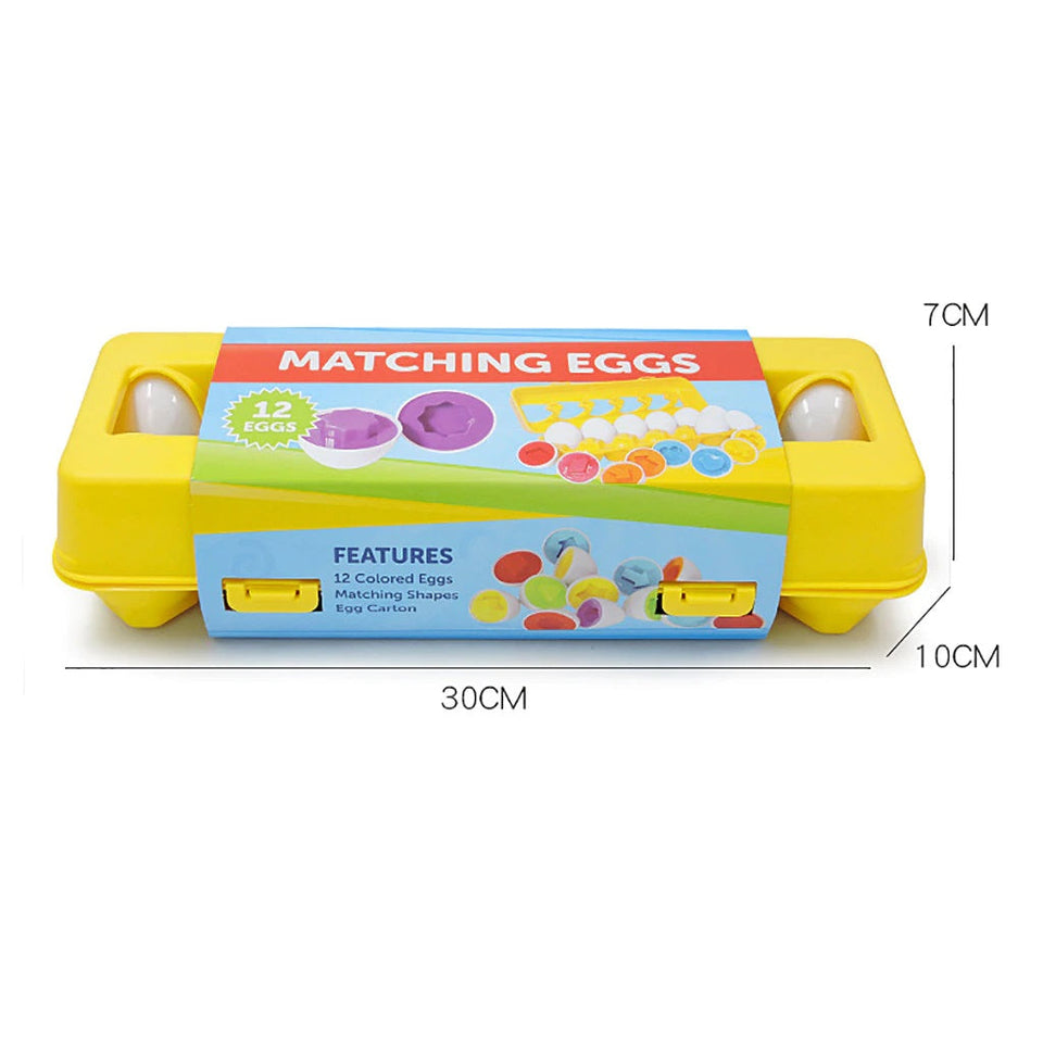 Egg Puzzle™ - Hjernespil for børn - Kreativ æggeboks