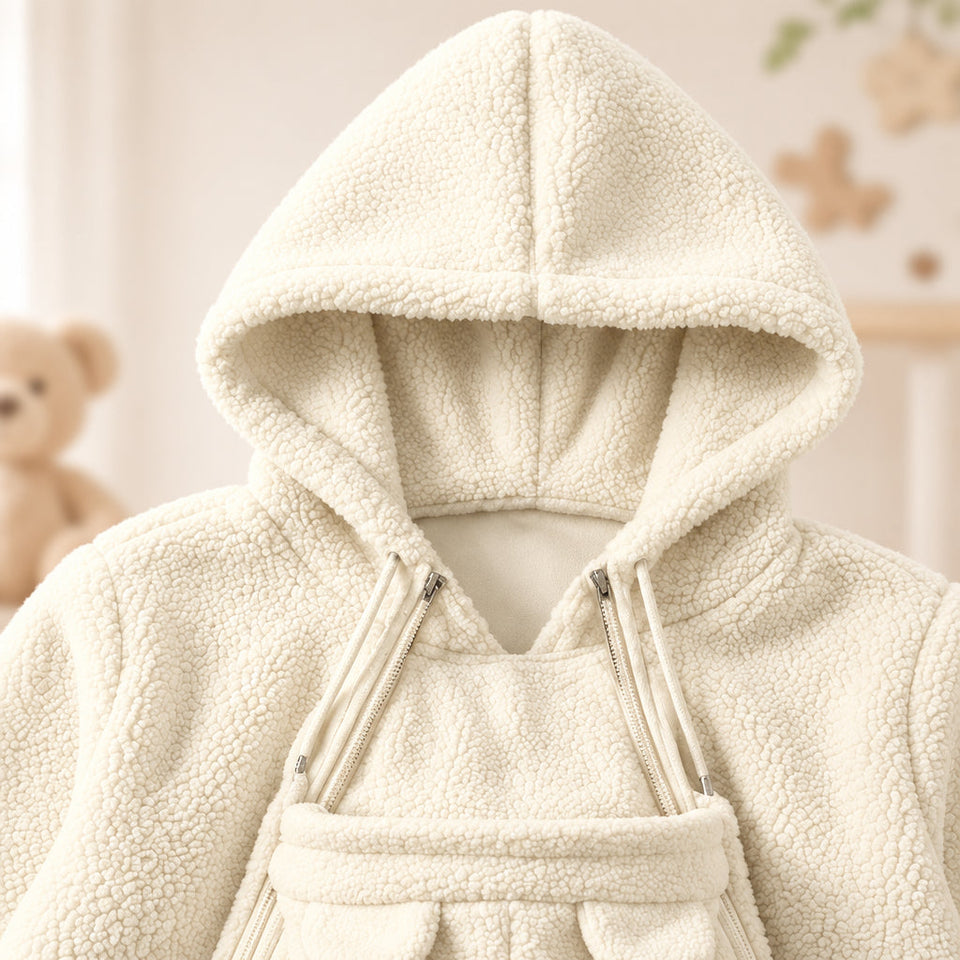MamaNest – Warm & praktisch – 2-in-1-Tragejacke für Mama und Baby