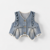 DenimBelle – Trendig & niedlich – 3-teiliges Kinderset aus Denim