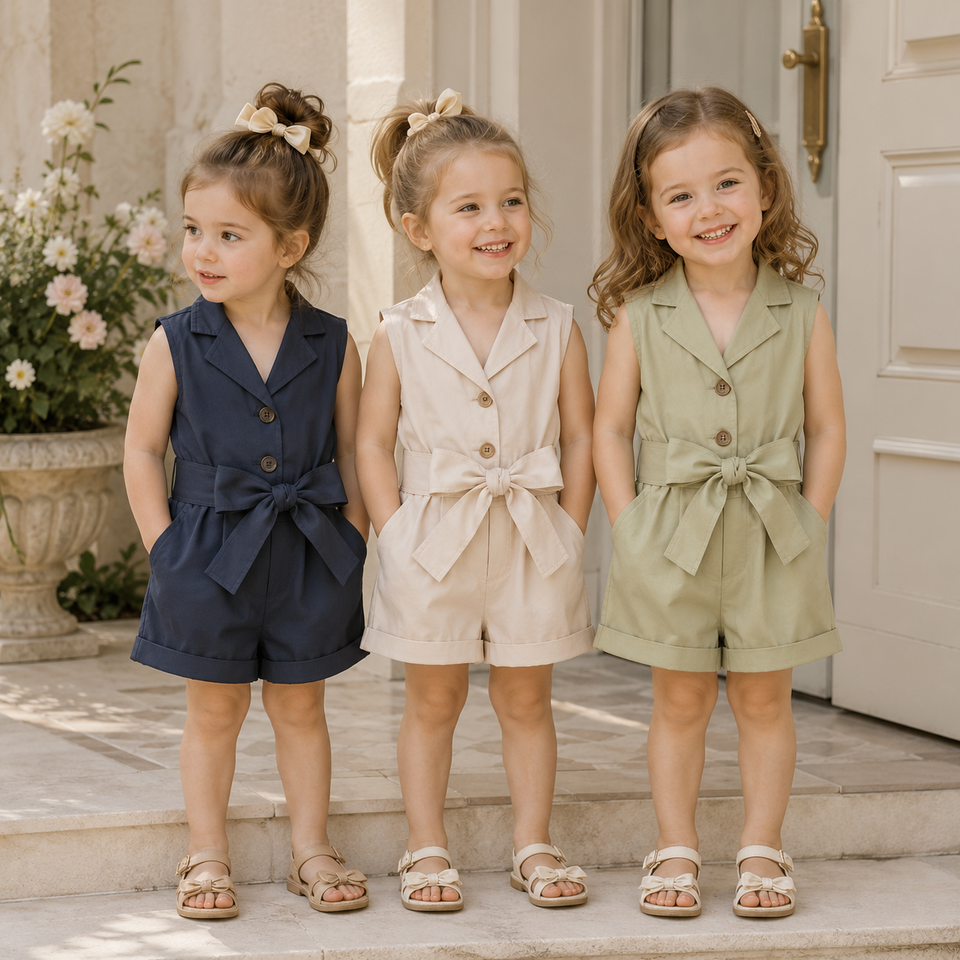 LittleLady – Elegant & Trends – Jumpsuit mit Schleife an der Taille
