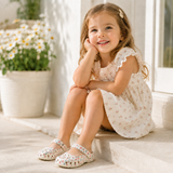 FlowerFeet – Elegant & bequem – Sandalen mit Blumenmuster