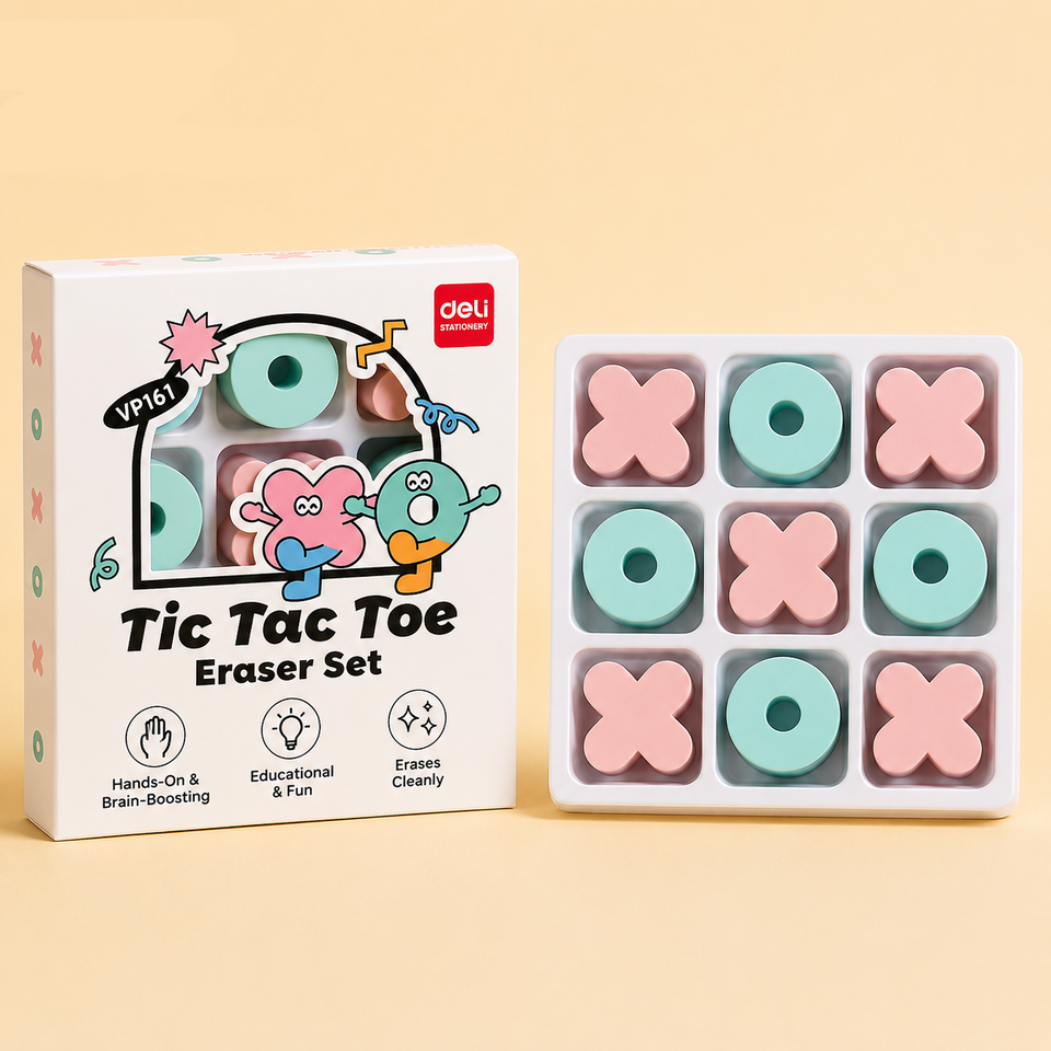 TicFun – Niedlich & praktisch – „Butter, Käse und Eier“-Radiergummi-Set