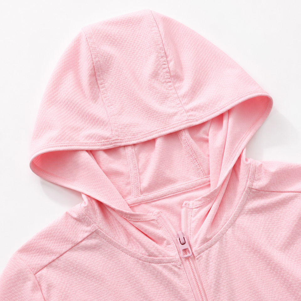 SunnyShield – Leicht & Schützend – UV-schützende Kinderjacke mit Kapuze