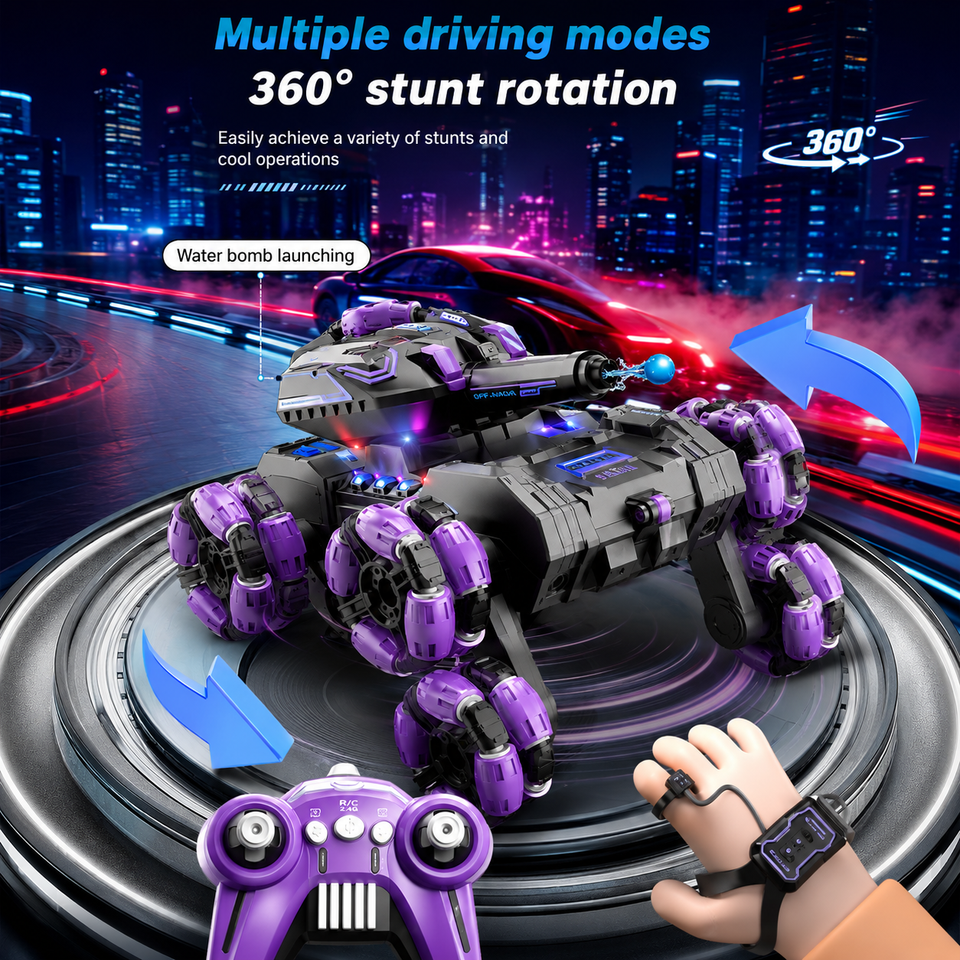 CrazyWheels – Cool & spannend – RC-Tankwagen mit Gelball-Schussvorrichtung