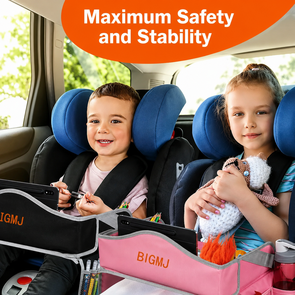 TravelBuddy – Auto & Unverzichtbares – Zusammenklappbares Reisetischchen für Kinder