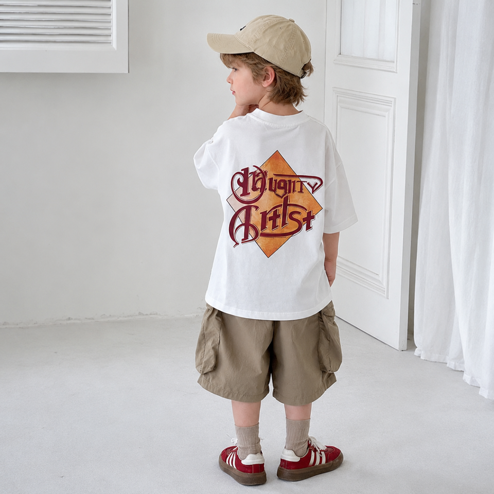 MushroomPlay – Casual & Streetwear – Oversized-T-Shirt mit Pilz-Print
