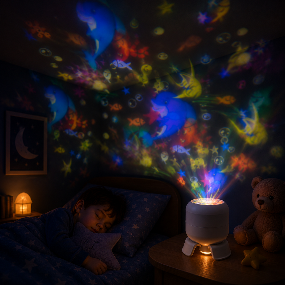SeaDream – Spielerisch & lehrreich – 360° drehbares LED-Nachtlicht