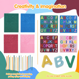 BrainyKids – Lern- und Sinnesförderung – Silikon-Aktivitätsbrett mit Buchstaben