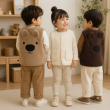 Baby Bear Fleece Vest – Warm & Weich – Kinder-Bärenweste
