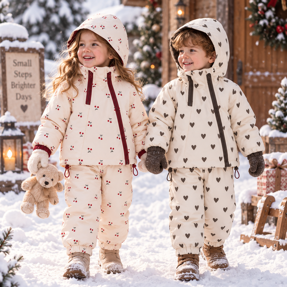 SoftBreeze – Winddicht & bequem – 2-teiliges Set aus Jacke und Hose für Kinder