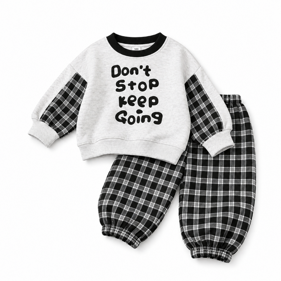 MiniBuddy – Weich & praktisch – Kinder-Pullover-Set mit langen Ärmeln