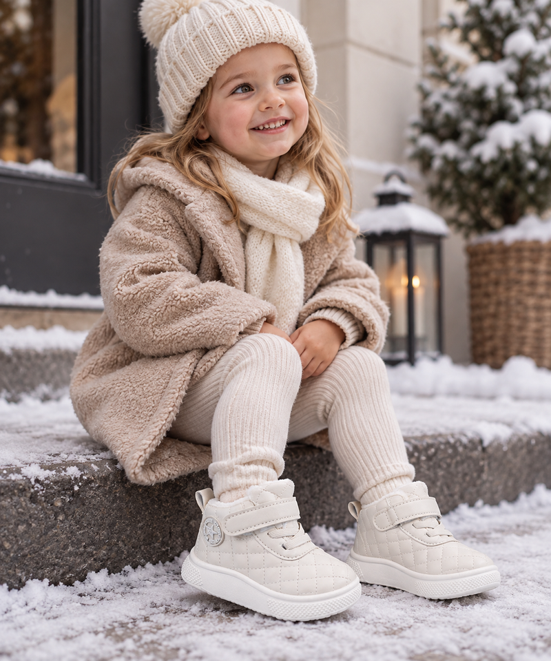 WarmWalk – Bequem & trendy – Kinder-Winterstiefel mit Plüschfutter