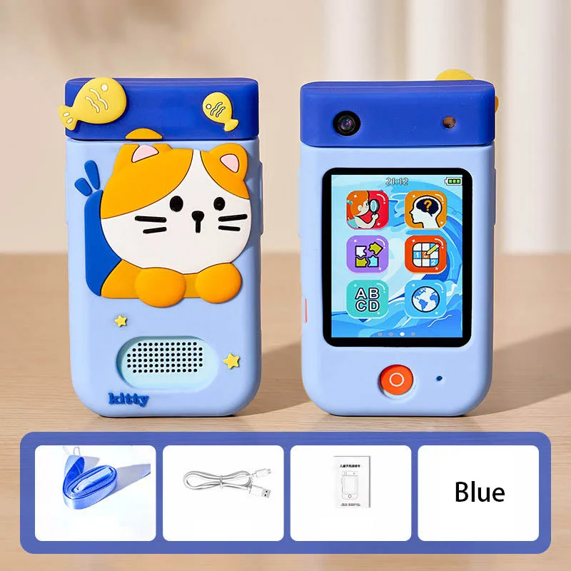 KiddoPhone – Lernreich & interaktiv – Kinder-Smartphone mit Kamera und Spielen