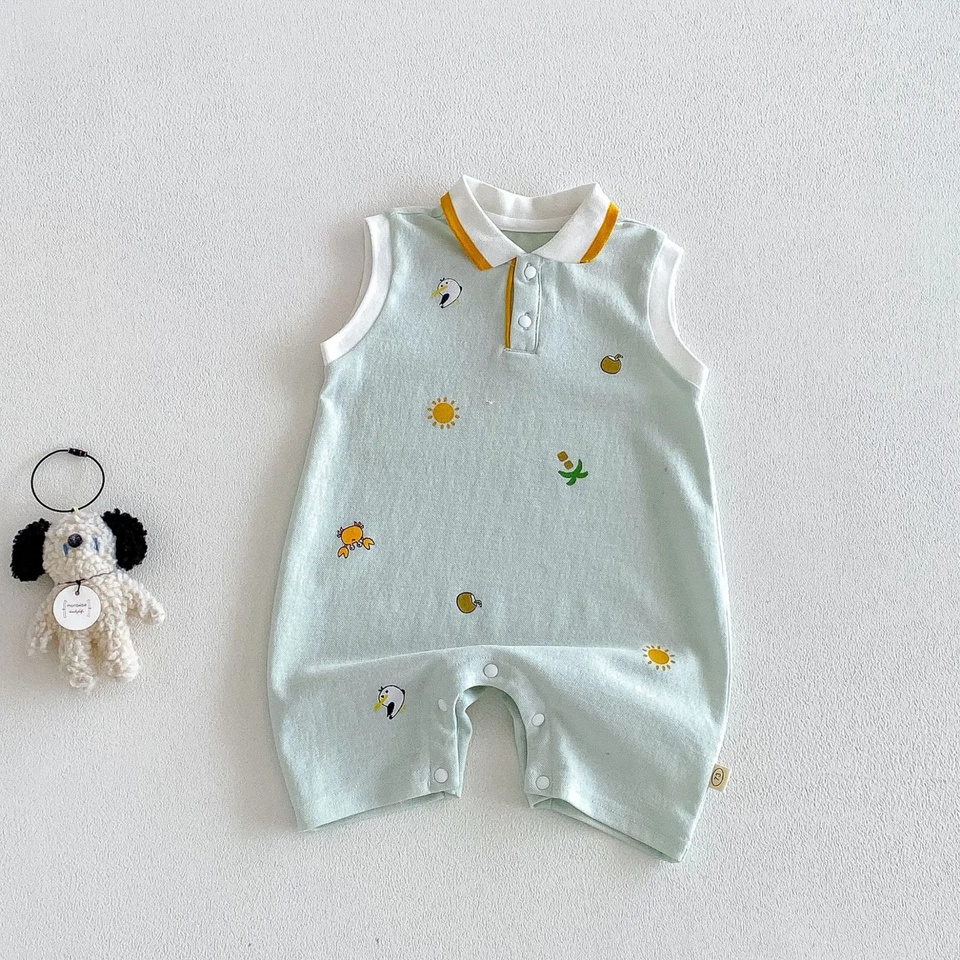 SunnyBaby – Bequem & niedlich – Polo-Strampler für Babys