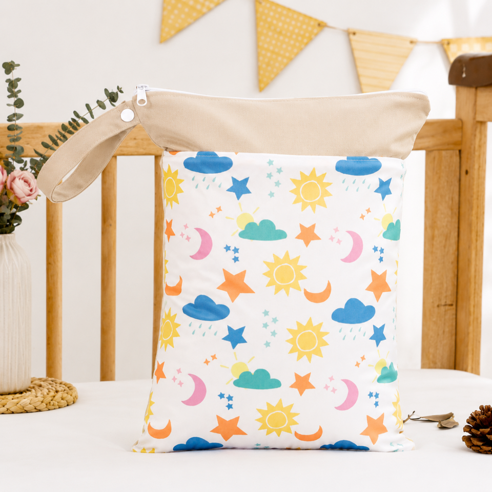 LittleBloom – Immer trocken und frisch – wiederverwendbarer wasserdichter Windelbeutel
