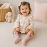 LittleCharm – Zart & stilvoll – Kniestrümpfe für Mädchen mit Schleife