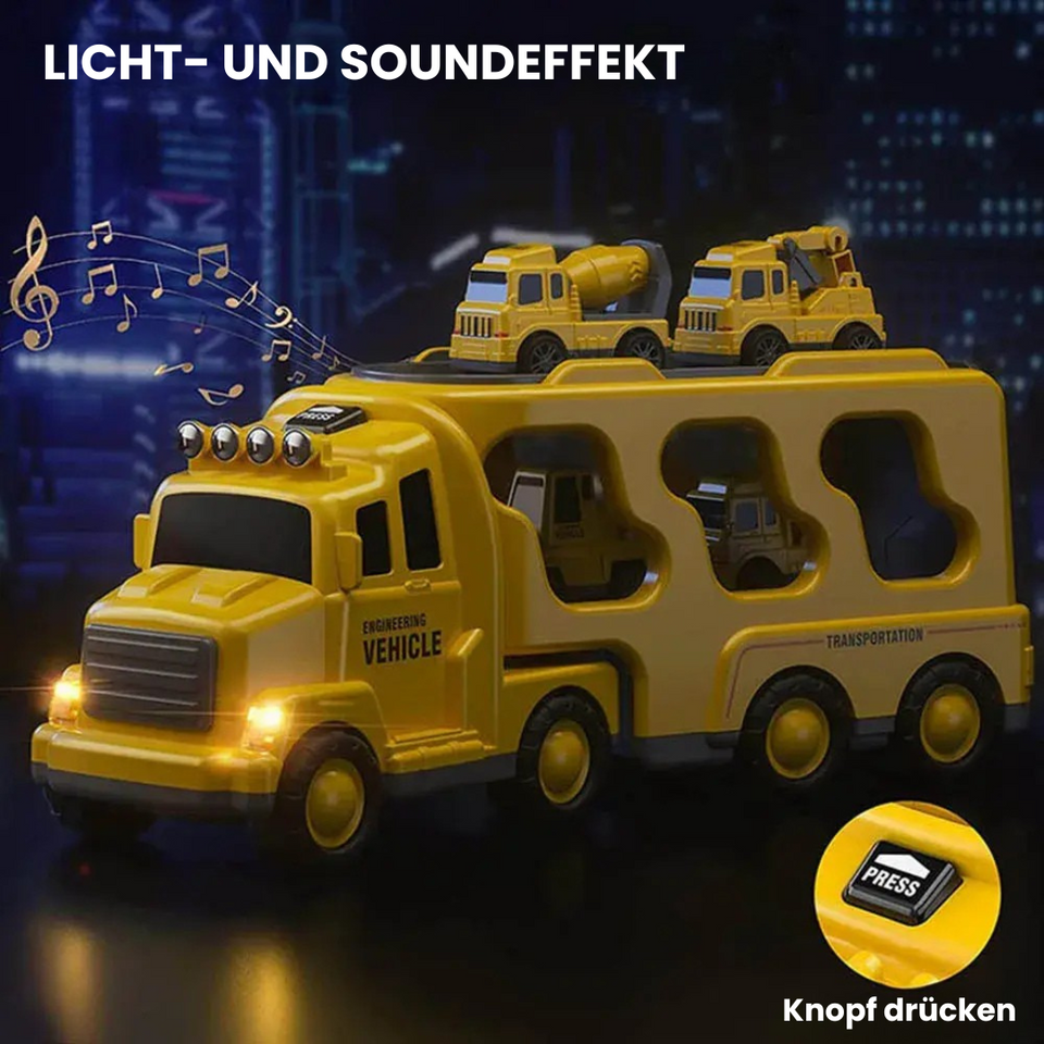 Magic Car City - Gütertransporter mit Lichtern und Musik