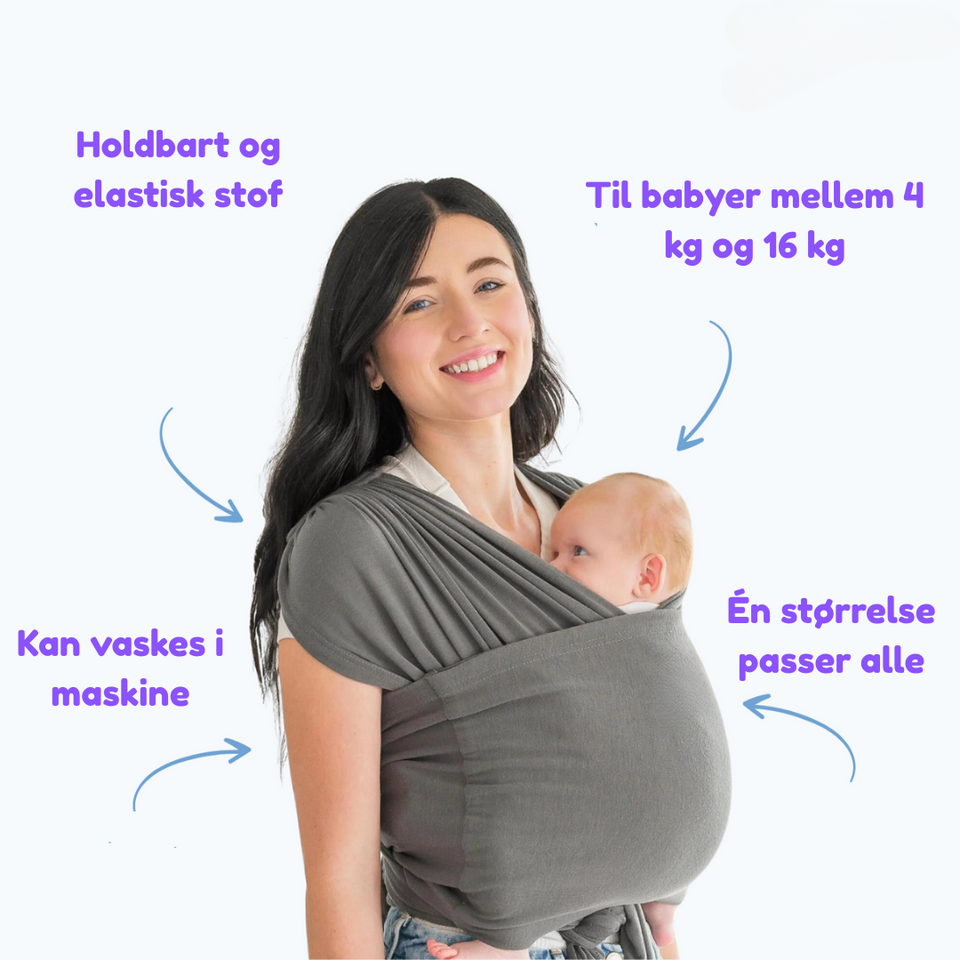 SoftNest - Komfortabel, åndbar og sikker – ergonomisk bæresele til babyer