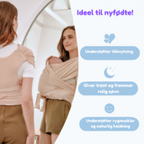SoftNest - Komfortabel, åndbar og sikker – ergonomisk bæresele til babyer