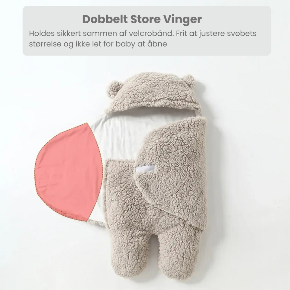 SnuggleBear™ - vikletæppe til baby