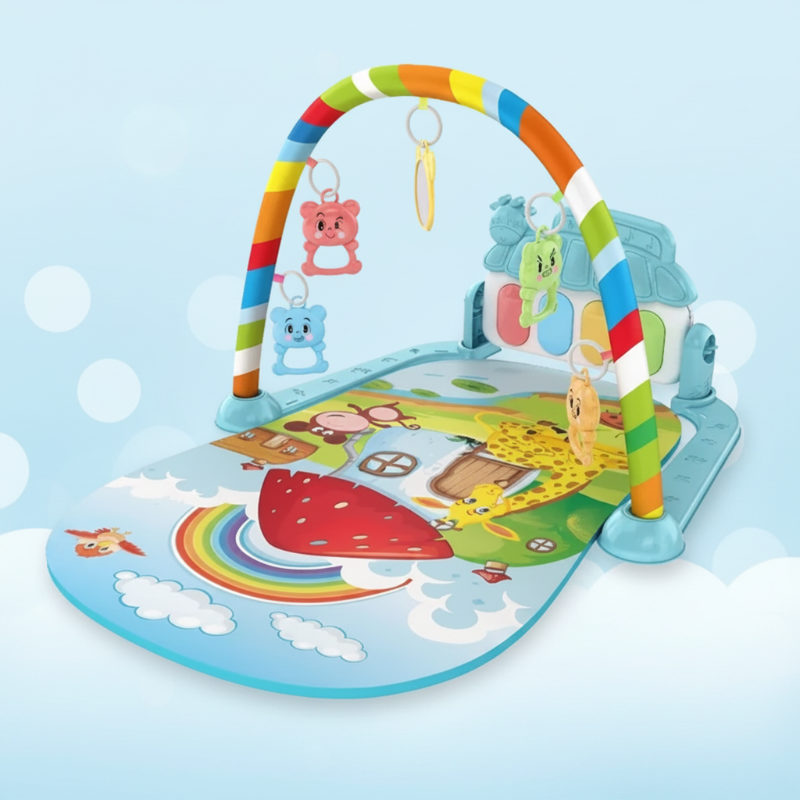 Musical Baby Play Gym – Farverigt og lærerigt – Baby Gym-tæppe