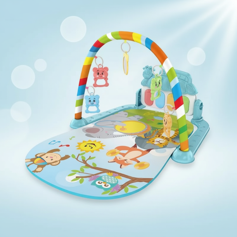 Musical Baby Play Gym – Farbenfroh & lehrreich – Baby-Gymnastikmatte