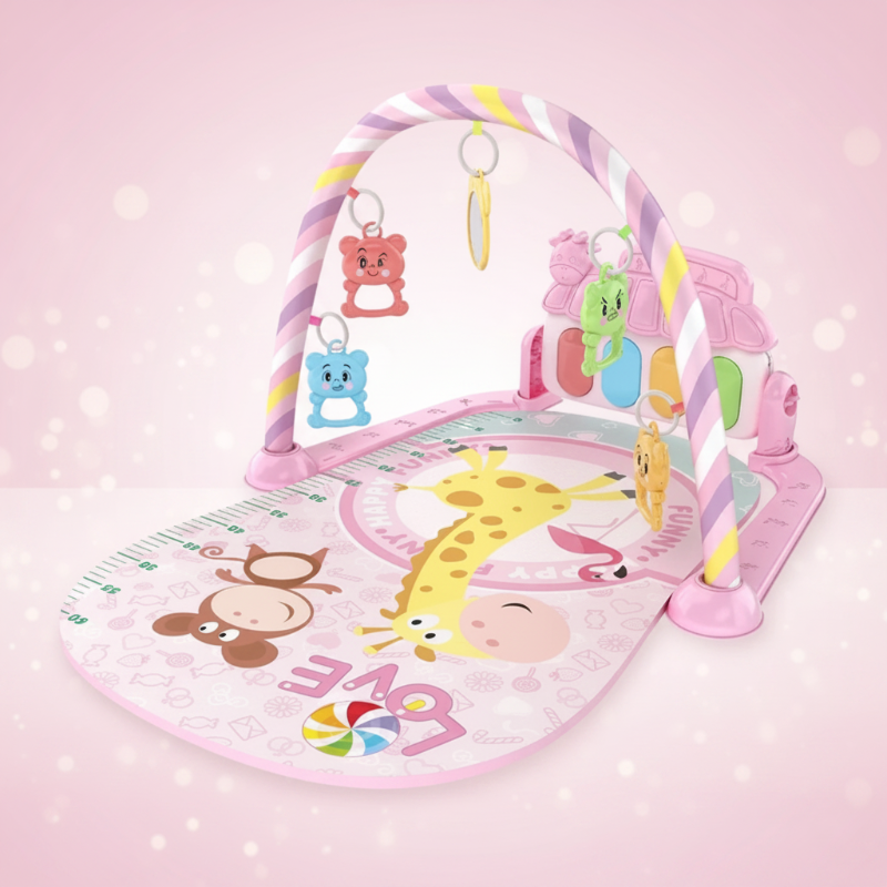 Musical Baby Play Gym – Farverigt og lærerigt – Baby Gym-tæppe