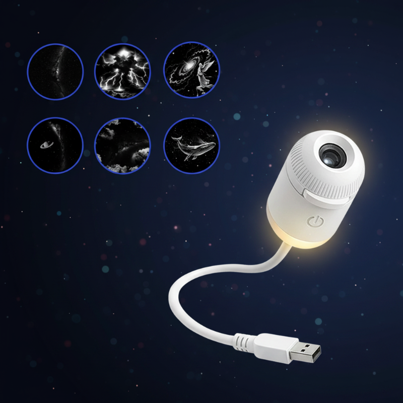 NightSky – Dimmbar & magisch im Schlafzimmer – LED-Galaxy-Lampe