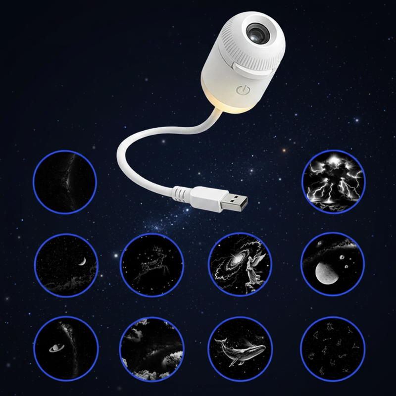 NightSky – Dimmbar & magisch im Schlafzimmer – LED-Galaxy-Lampe