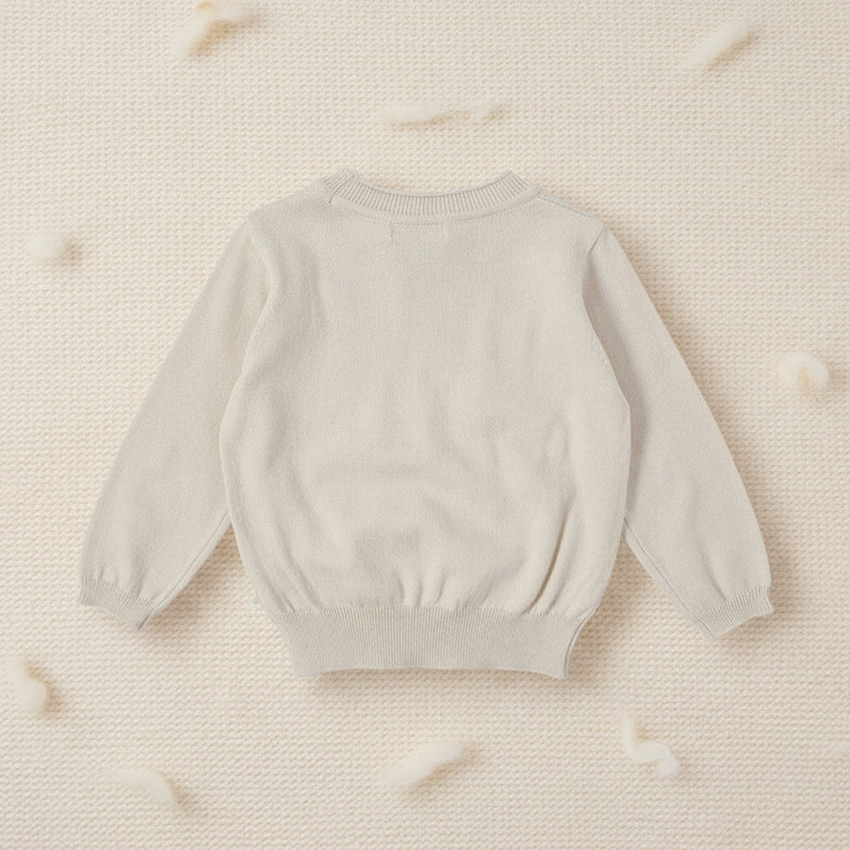 Thin Cotton Pullover – Lys & Komfort – Strikket børnebluse