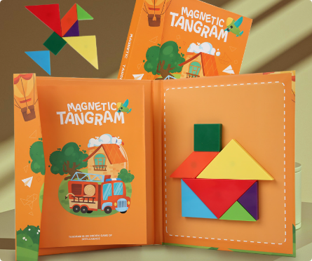 Woods™ - Förderung des logischen Denkens - Tangram-Puzzle aus Holz