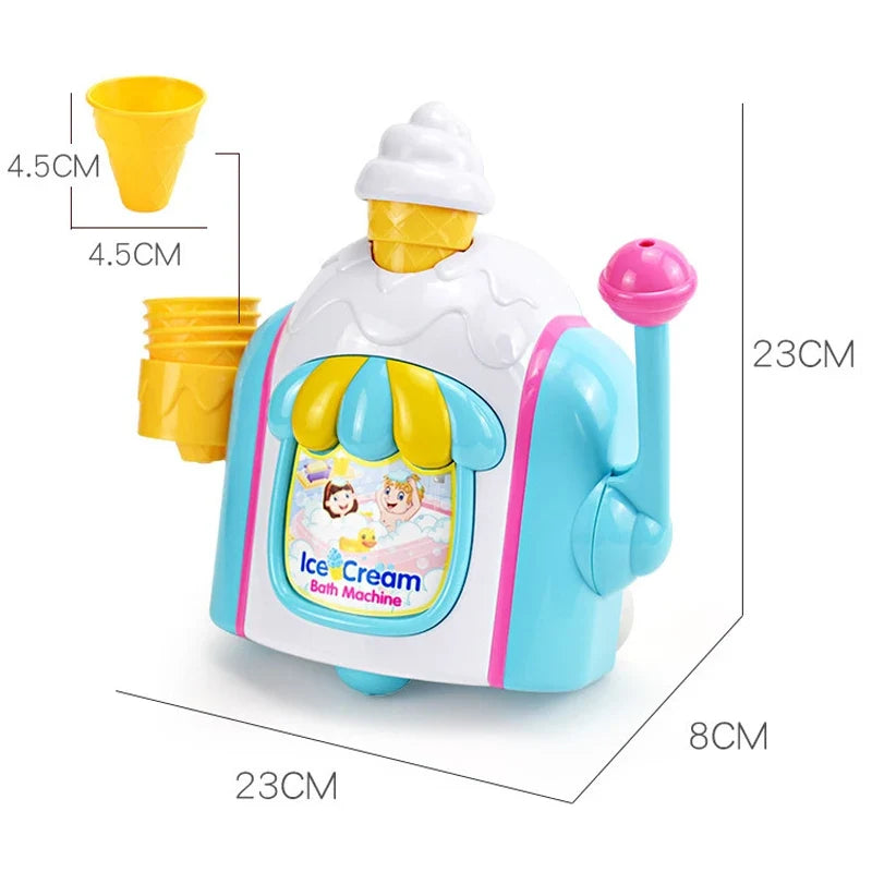Ice Cream Bath Toy™ - Foam Party - Badelegetøj med sæbepumpe