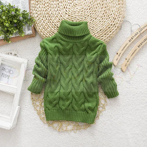 Mini Fashion™ - Teddybär Rollkragenpullover Kinderpullover