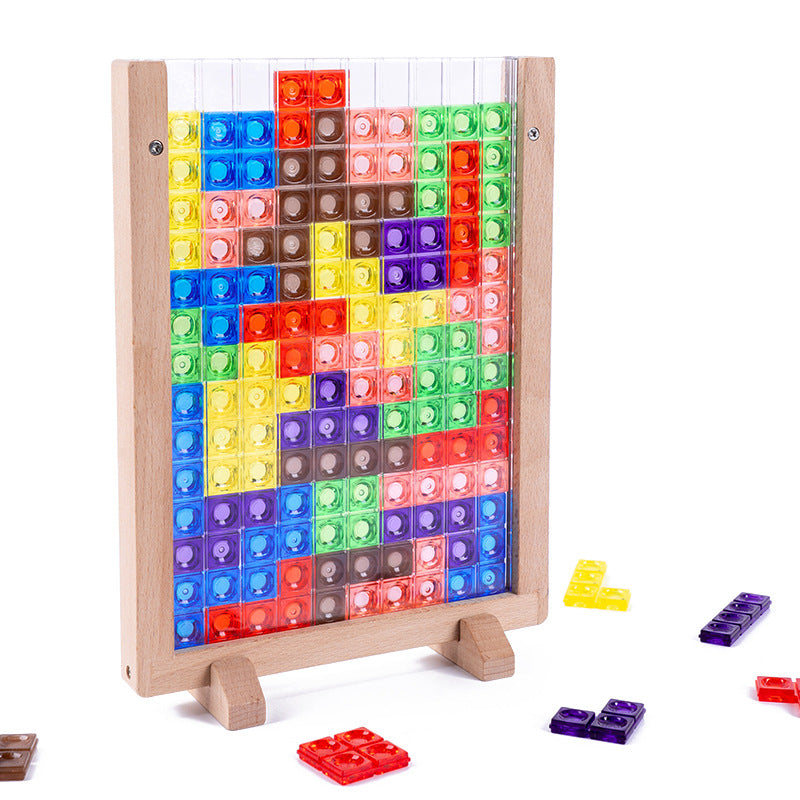 Woods™ | 3D-Tetris-Puzzlebrett