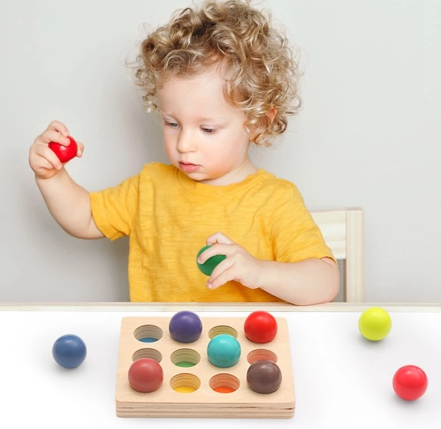 Woods™ - Rainbow Balls - Sorteringsspil