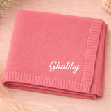 Personalized Baby Blanket – Weich & Einzigartig – Personalisierte, bestickte Baumwolldecke