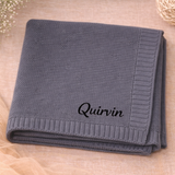 Personalized Baby Blanket – Weich & Einzigartig – Personalisierte, bestickte Baumwolldecke