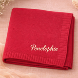 Personalized Baby Blanket – Weich & Einzigartig – Personalisierte, bestickte Baumwolldecke